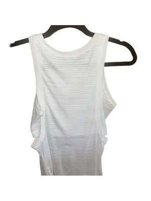 White tank top with cut out detail #summer #festival thumbnail 3