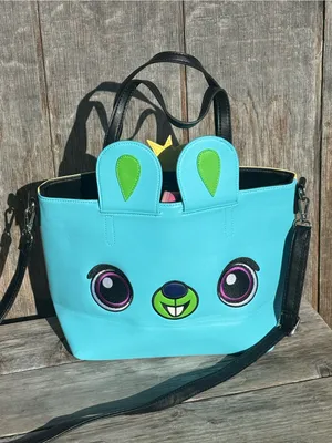 Loungefly Toy Story 4 Ducky Bunny Character Crossbody Handbag Tote Snap & Zipper thumbnail 1