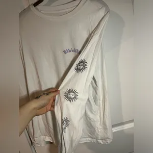 Billabong Under the Sun Tour Skull Roses Suns Long Sleeve Tshirt Size Medium thumbnail 8