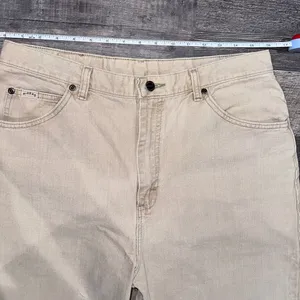 Riders Tan Denim Jeans Size 10 thumbnail 5