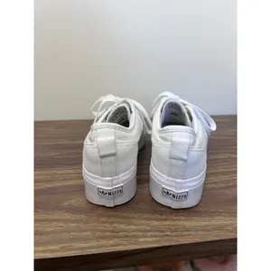 Adidas Nizza Platform White Canvas Low Top Sneakers Women US 7.5 thumbnail 5
