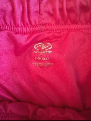 Athletic short Pink thumbnail 2