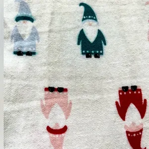 NWOT Joyspun Holiday Gnome Print Brushed Flannel Pajama Longe Pants – Small thumbnail 7