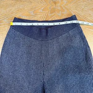 Anthropologie Pilcro‎ Sweater Knit Pants Flared Pull On Indigo Blue Size Small thumbnail 8
