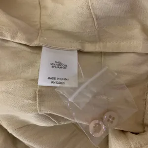 L'Academie Cream Textured Button Blouse Tunic Lightweight Chic Minimalist M thumbnail 6