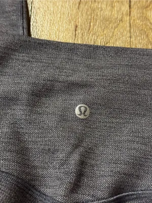 Lululemon Align Pant II 25" Mini Heathered Herringbone Heathered Black Size 6 thumbnail 3