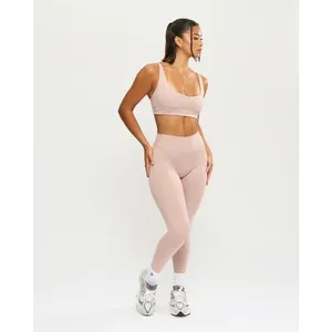 BuffBunny Dream Heathered Leggings Berry Ice Size Small New thumbnail 8