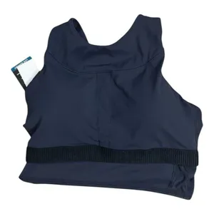 Avia Grey Crop Sports Bra Size M(D-DD) Low Support High-Neck Plush Chestband thumbnail 5