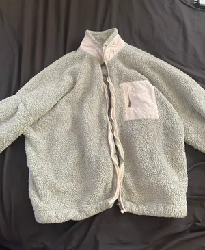 PacSun Mint Green Fluffy Jacket thumbnail 2