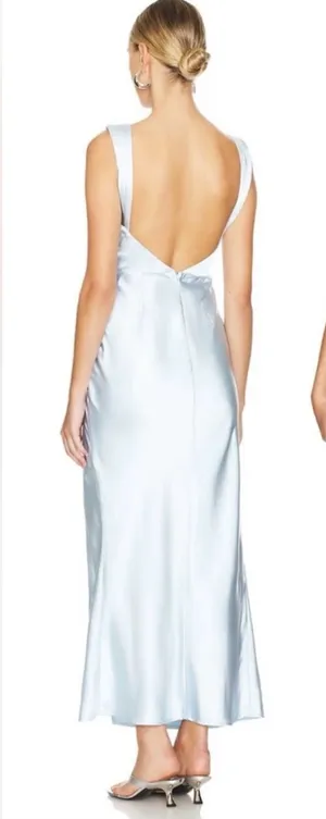 Runaway the Label Blue Havanna Cowl Neck Dress thumbnail 1