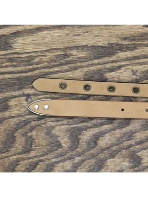 NWT Universal Thread 2-Pack Faux Leather Grommet Buckle Belts Black / Brown S thumbnail 6