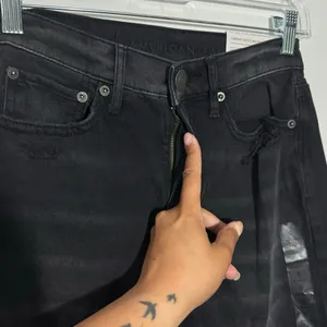 NWT American Eagle Comfort Stretch Waistband Highest Rise 90's Boyfriend‎ Size 0 thumbnail 7