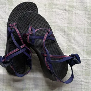 Chaco Women's Sandals in Navy and Black thumbnail 7