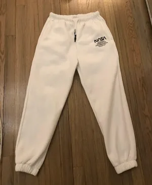 NASA Sweatpants White Size 8 thumbnail 1