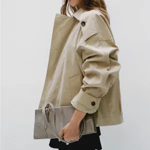 Mango MNG - gray top handle shoulder faux leather bag thumbnail 6