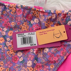 Ninety Nine Tunnel Tie Reversible Hipster Swim Bottoms Size Large thumbnail 11
