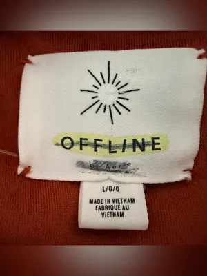OFFLINE by Aerie Velour Full-Zip Hoodie jacket Large thumbnail 7