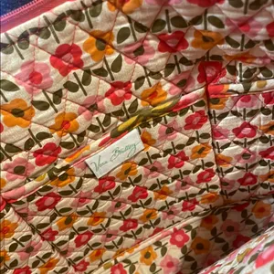 Floral Vera Bradley Tote Bag - Pink and Green thumbnail 3