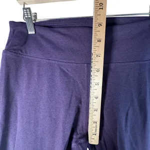 NOBULL Leggings High Rise Crop Heathered‎ Purple Large CrossFit Training Yoga L thumbnail 5