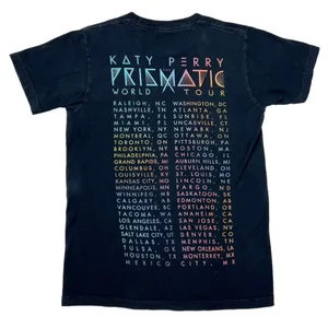 Katy Perry Prismatic World Tour 2014 - 2015 Black Concert Tee‎ Size Small thumbnail 2