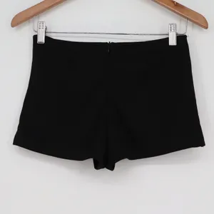 Shein Bae Black Rhinestone Scalloped High Waisted Hot Pants Shorts XS thumbnail 6