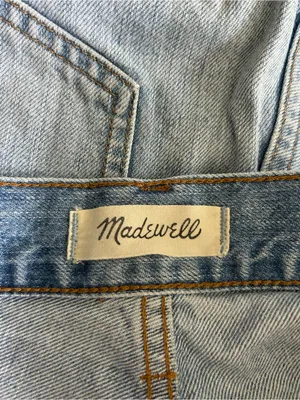 Madewell The Perfect Vintage Jean Straight Leg High Rise Light Wash‎ Size 26 thumbnail 3