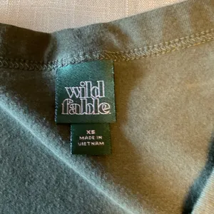 Wild Fable Black Crop Top thumbnail 5