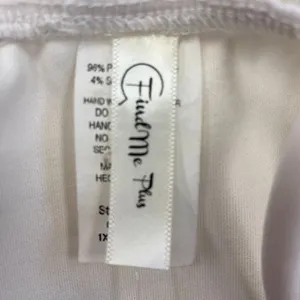 Bo Bel Find Me Plus Strappy Pleated Skirt Mini Dress White Size 1X NWT thumbnail 4