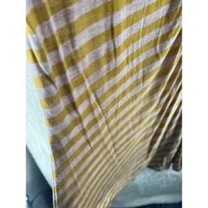 Anthropologie Cartonnier Womens‎ Tops Size M Striped Ruffle Tunic thumbnail 6
