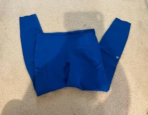 blue lululemon leggings  thumbnail 1