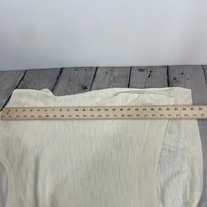 Anthropologie Moth Womans Ivory Tan Sweater Oversized Long Tunic Slits size XS thumbnail 15