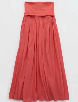 BTWT Aerie at the Barre Convertible Maxi Dress in BLACK thumbnail 3