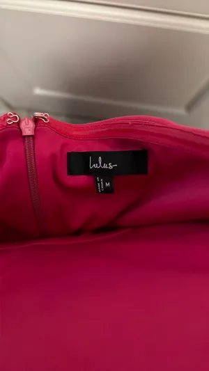 Lulus Pink Strapless Dress Midi thumbnail 3