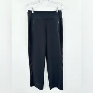 Athleta Fairway High Rise Golf Pant Black‎ Women's Size 6P Straight Leg thumbnail 2