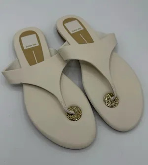 Dolce Vita Off-White Kittle Thong Sandal Anthropologie‎ revolve size 7.5 bridal thumbnail 1