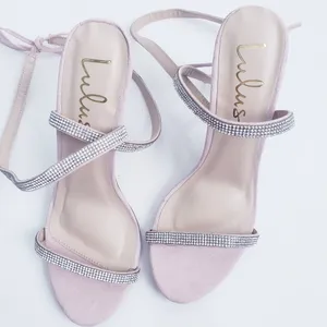 Lulus Wrap Rhinestone Heels thumbnail 2