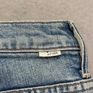 MOTHER The Tripper High Rise‎ Straight Leg Distressed Jeans Blue Size 24 READ thumbnail 11