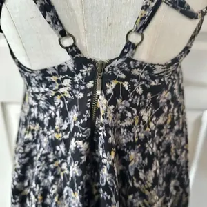 Kimchi Blue Scarlett Fit + Flare Black Floral Dress thumbnail 7