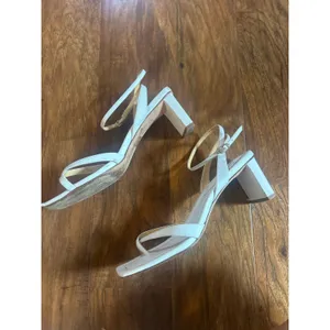 ALEXANDRE BIRMAN *IMPERFECT* Nelly Square Toe Sandal in White Shoes Size 39 9 thumbnail 4