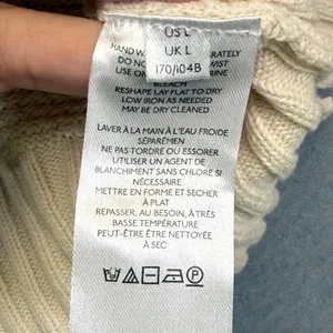 Free People FP Beach‎ Logan Cardigan Cream Cotton Chunky Knit Sweater Large thumbnail 5
