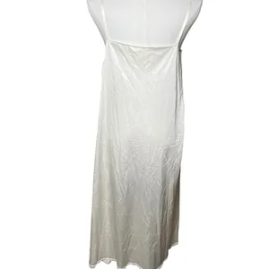 Vintage Ivory‎ Lace Full Slip Nightgown Romantic Bridal Vassarette L thumbnail 4