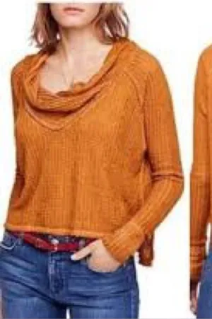 We The Free wildcat thermal long sleeve top women’s size medium‎ trendy casual thumbnail 1