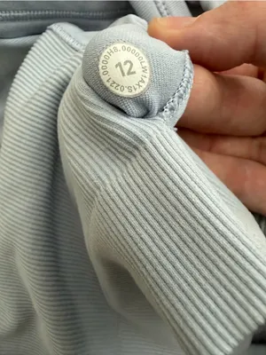 Lululemon Ebb To Street Tank Light Support B/C Cup Size 12 Blue Linen thumbnail 5
