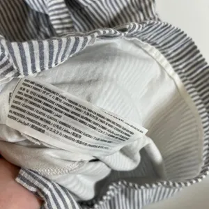 Abercrombie Fitch Striped Button Front‎ Tie Neck Mini Dress Women Size S beach thumbnail 5