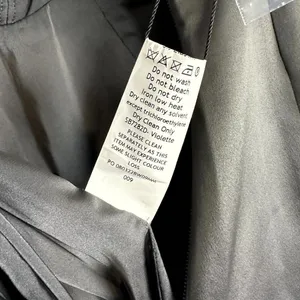 HOUSE OF CB Violette Satin Mermaid Gown in Dark Grey Size X-Small thumbnail 12