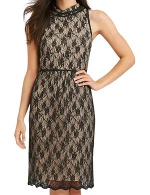 Alice + Olivia Dress Silk Lace Whimsigoth Boho Dark Academia Romantic Goth XS thumbnail 1