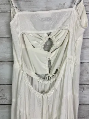 Sky To Moon White Sleeveless Tie-Front Sundress Size Large thumbnail 4