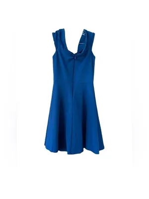Lulus Blue Sleeveless Scoop Neck Fit and Flare Mini Dress XS thumbnail 2