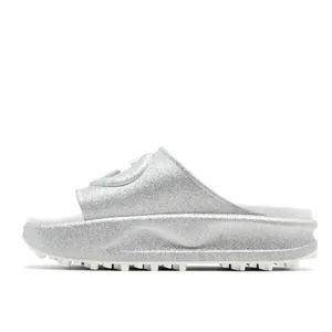 Gucci Interlocking G Platform Slide Silver Glitter thumbnail 3