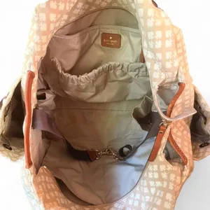 Kate Spade New York Spade Flower Jacquard Canvas Large Tote Diaper Weekender thumbnail 3
